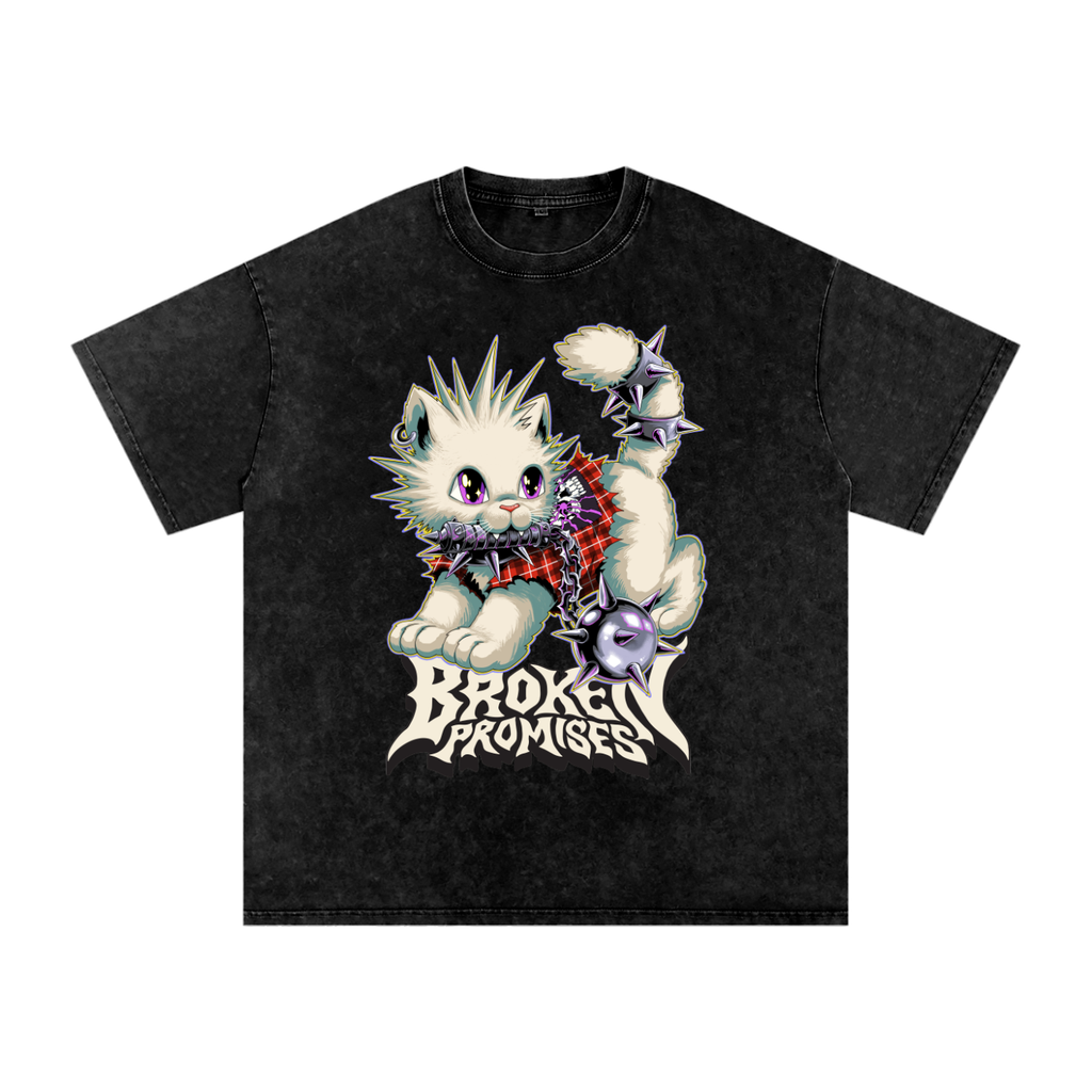 Hellcat Acid Wash Oversize T-Shirt