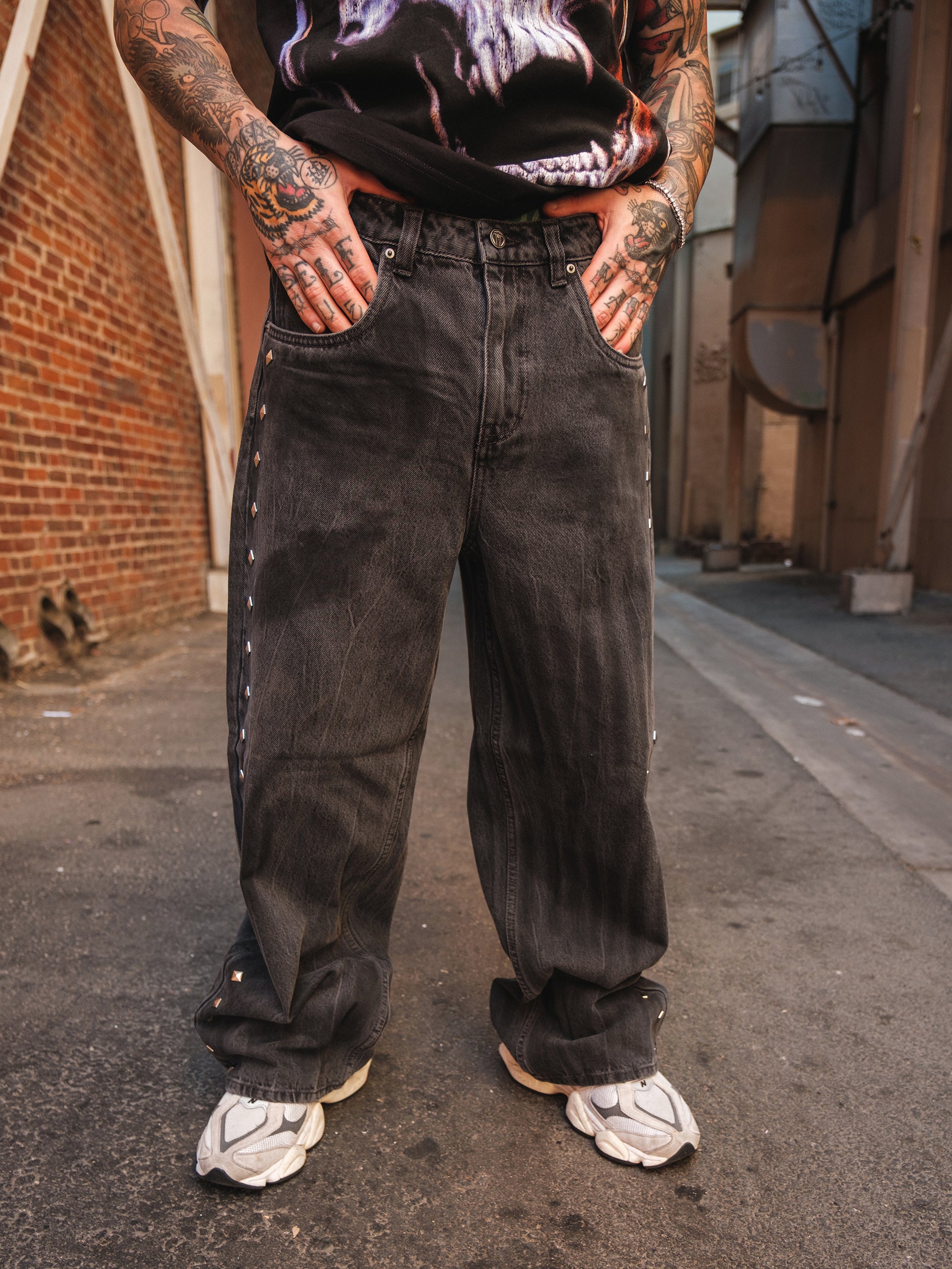 Weapon Studded Jeans