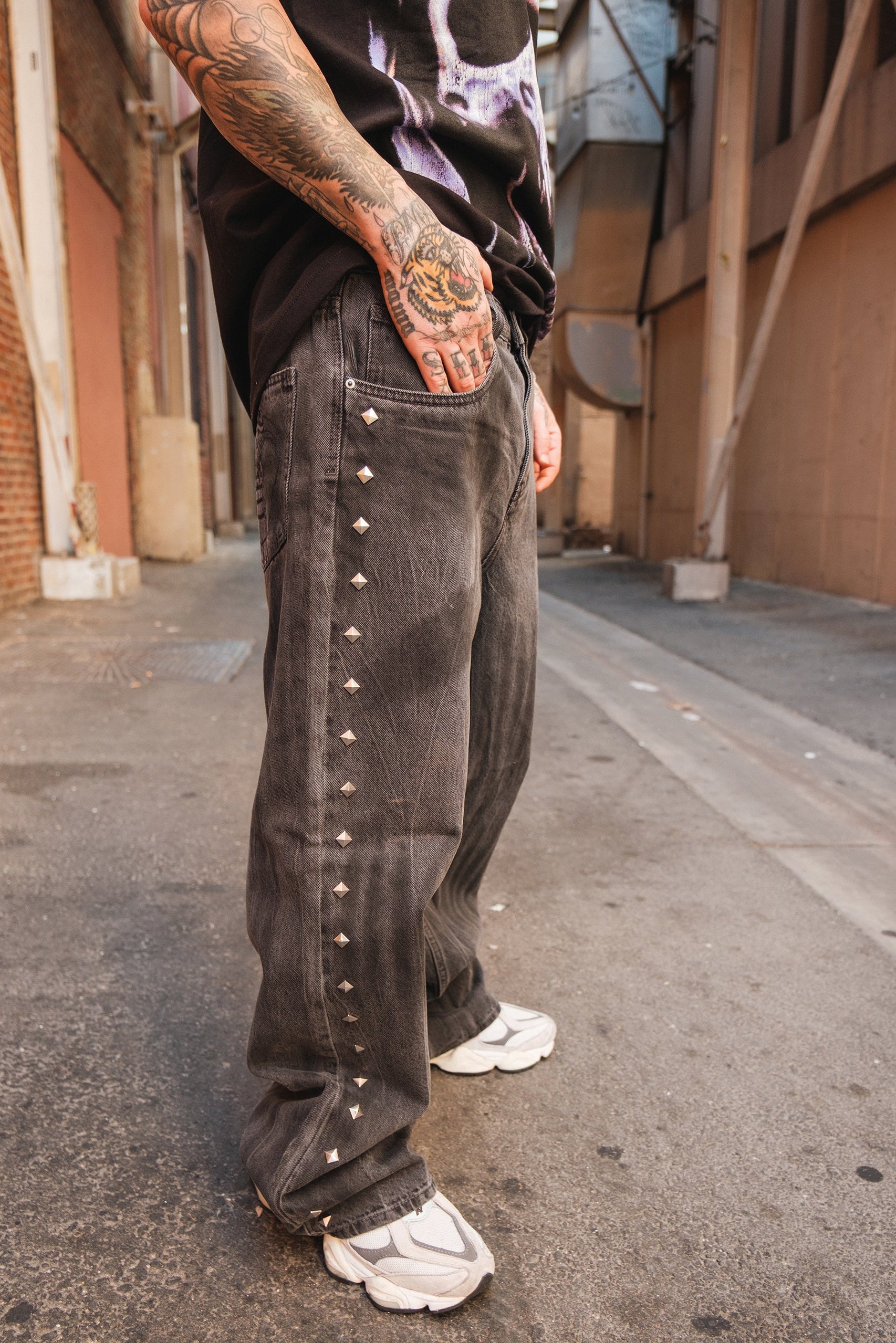 Weapon Studded Jeans