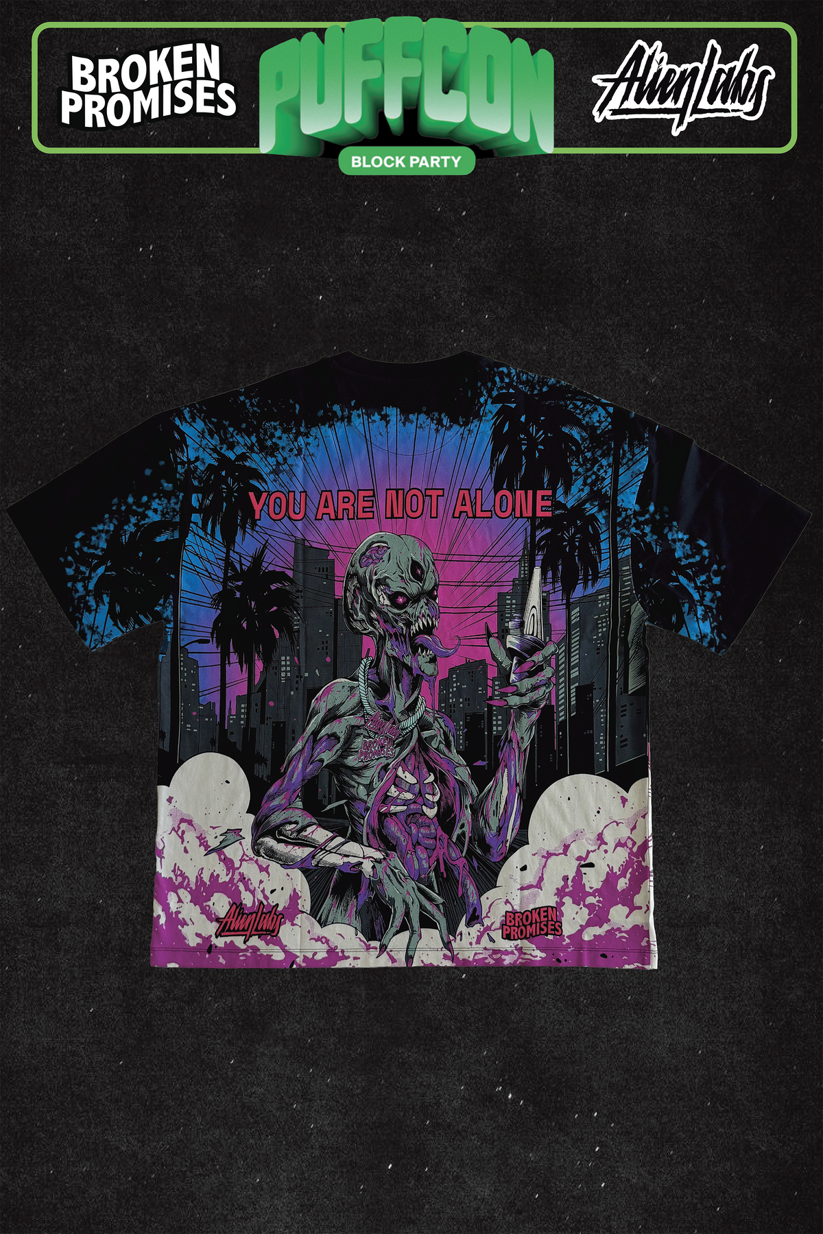 Alien labs x Broken Promises Puffcon Tee