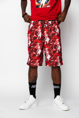 Anywhere but Here Shorts Red