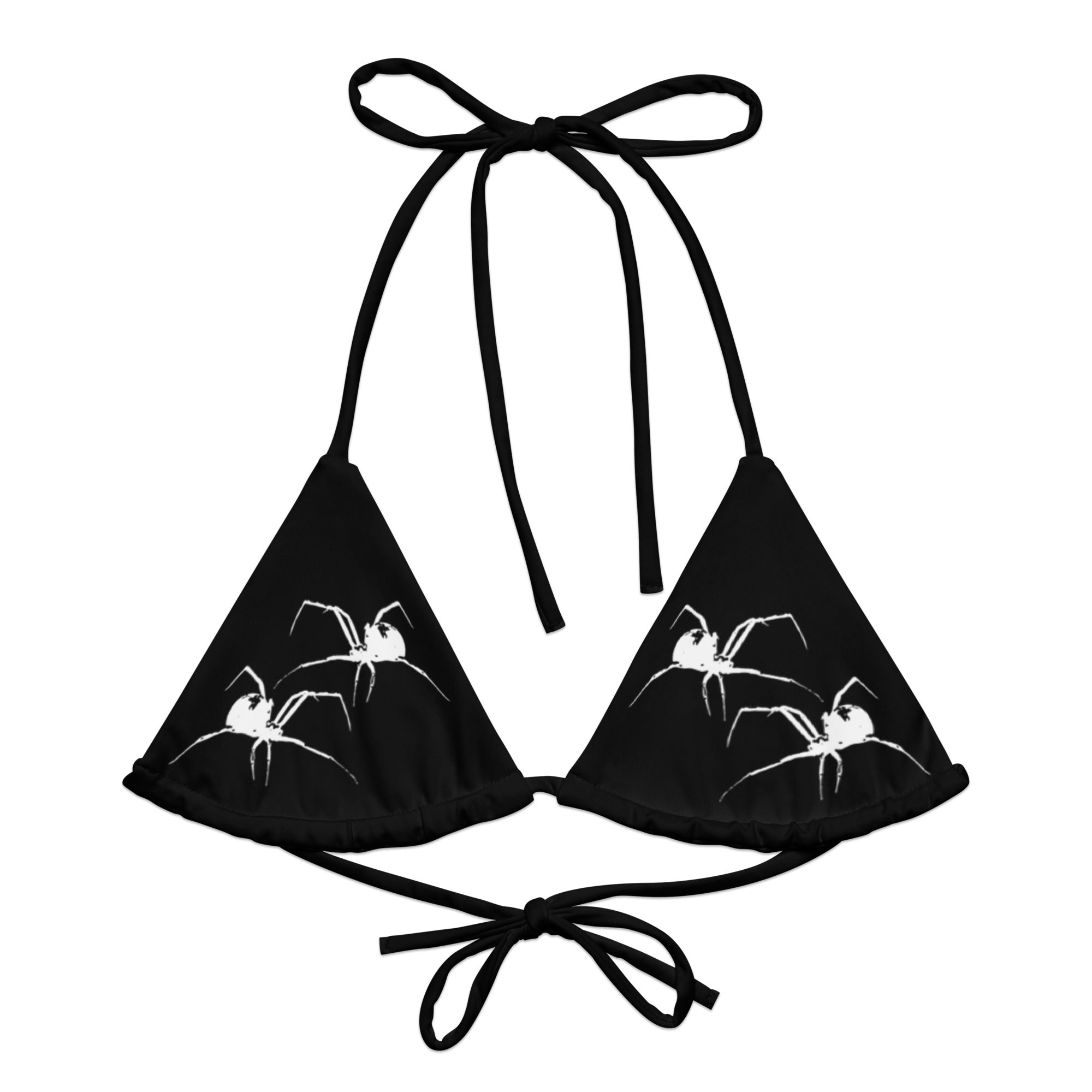 Arachnid Bikini Top Black