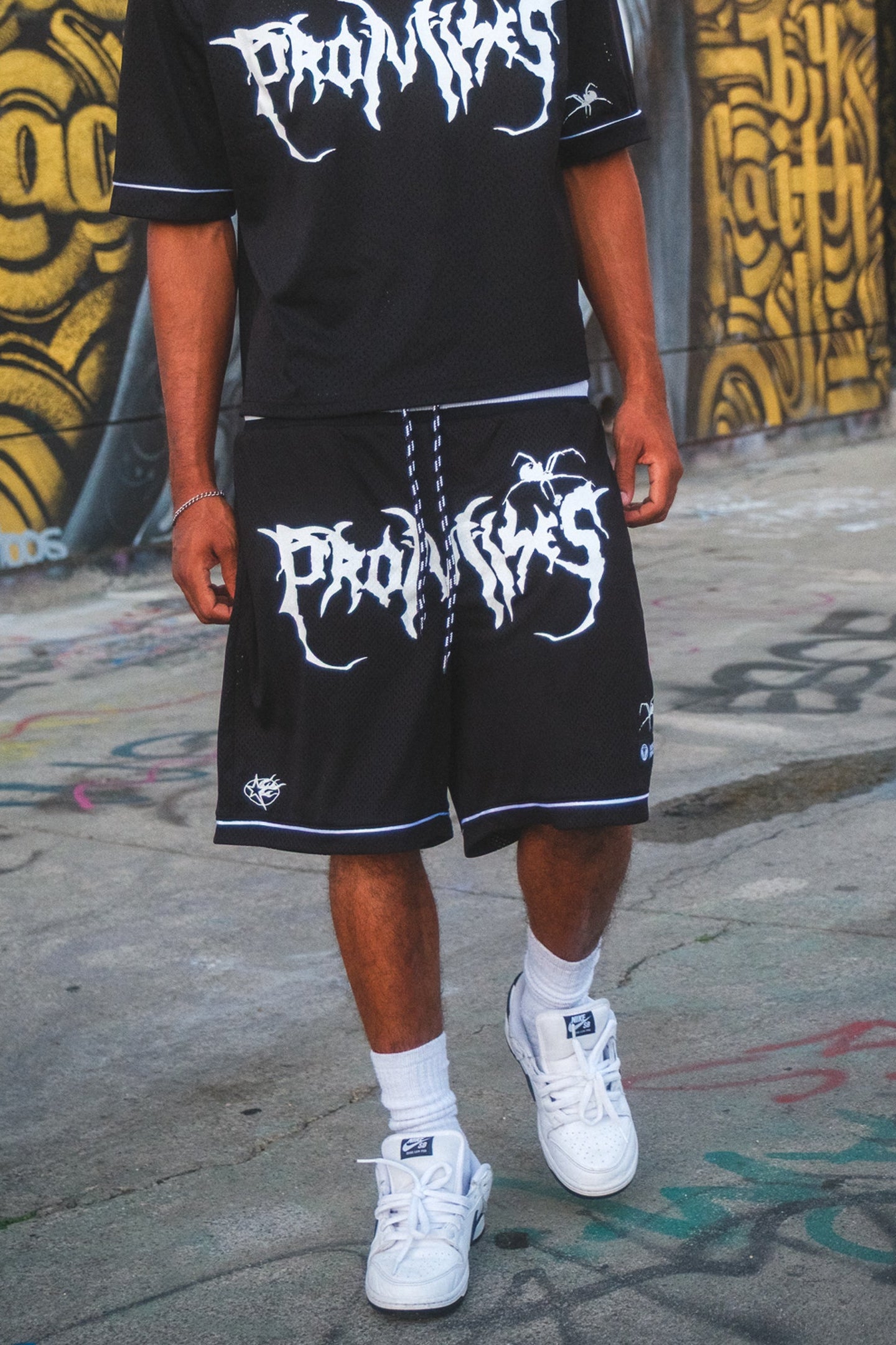 Arachnid Mesh Short