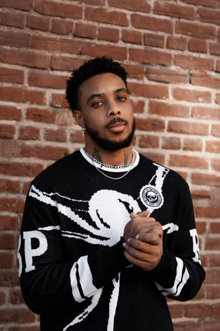 Arachnid Sweater with Patch