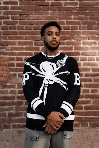 Arachnid Sweater with Patch