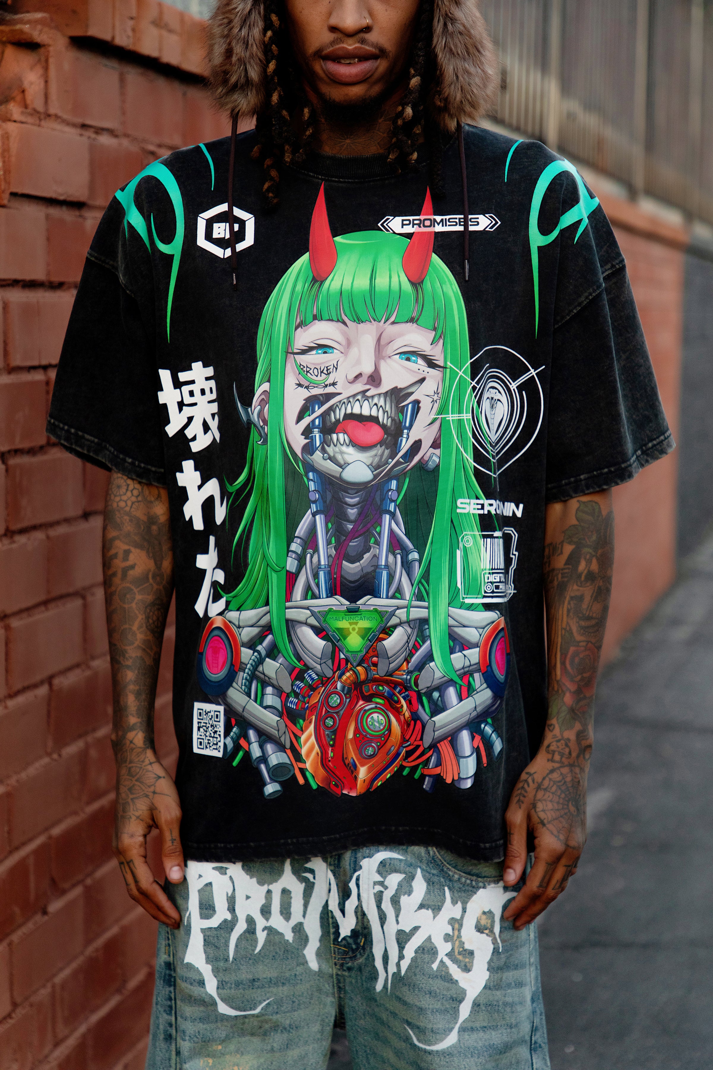 Artificial Serotonin Tee Black