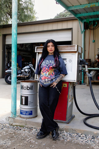 BP X Von Dutch Devilish Charm Rhinestoned Tee