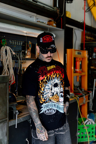 BP X Von Dutch Spiked Metal Rhinestoned Tee