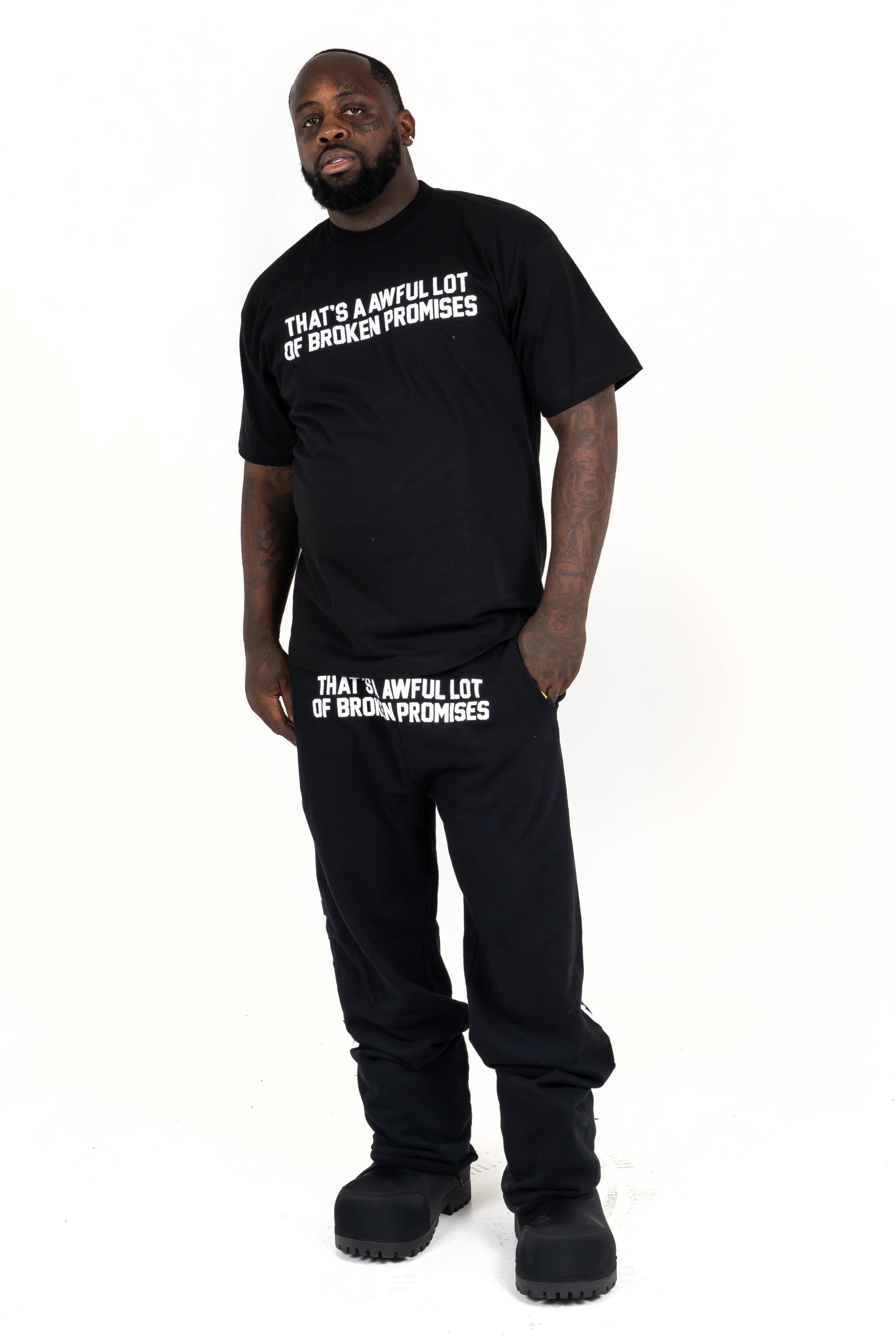 BP x ALOCS Classic Promises Tee Black/White