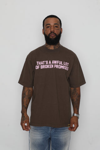 BP x ALOCS Classic Promises Tee Brown / Pink
