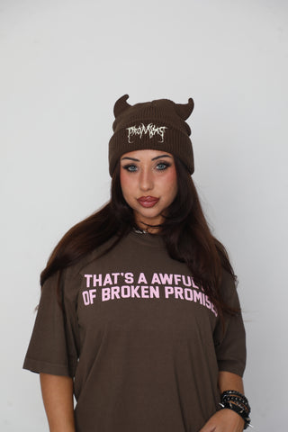 BP x ALOCS Classic Promises Tee Brown / Pink