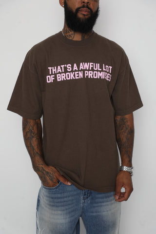 BP x ALOCS Classic Promises Tee Brown / Pink