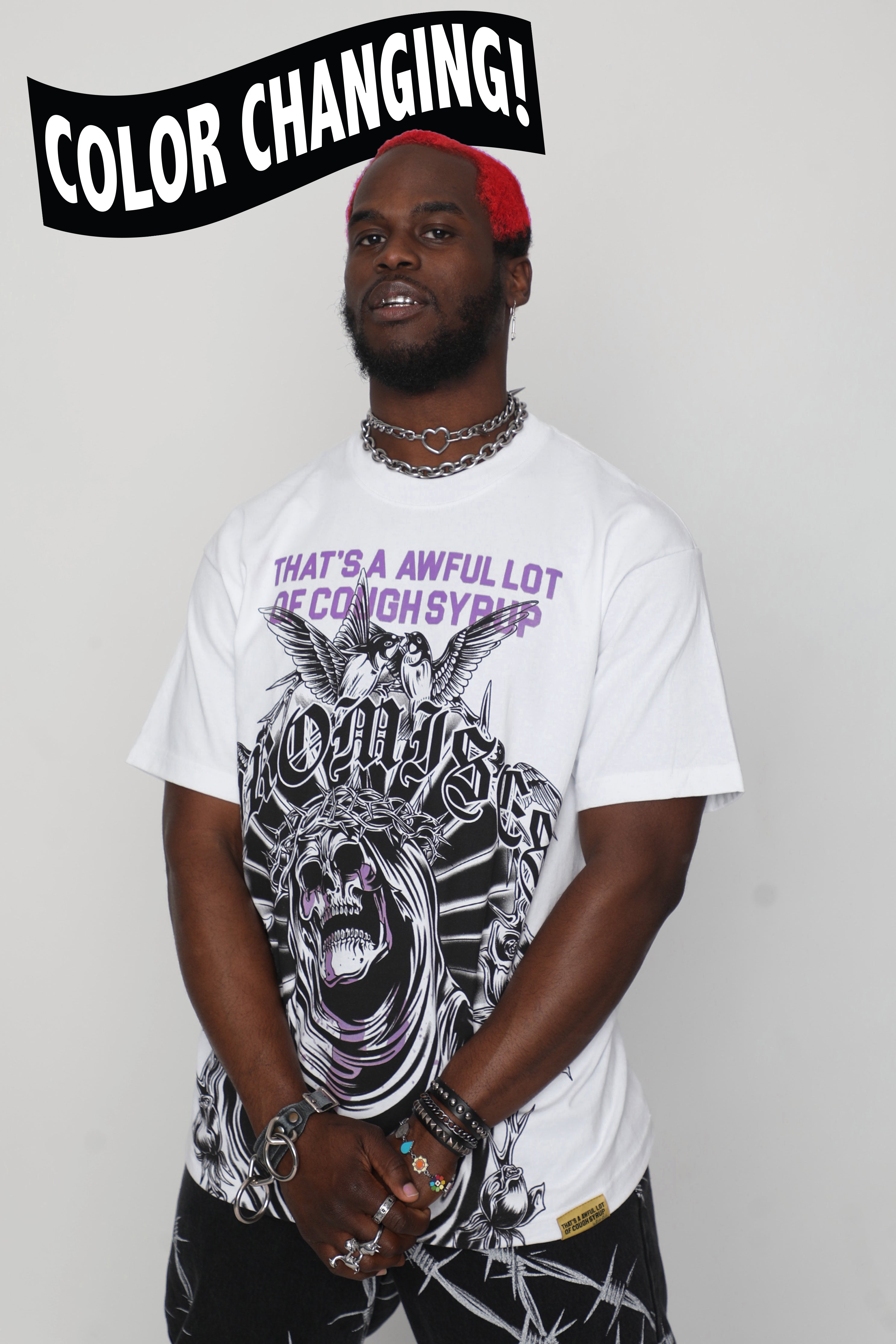 BP x ALOCS Crying Doves UV Reactive Tee