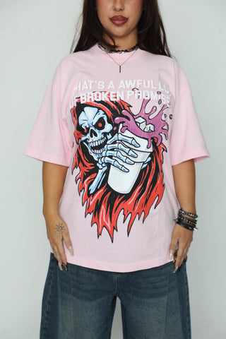 BP x ALOCS Splash Tee Pink