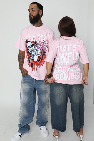 BP x ALOCS Splash Tee Pink