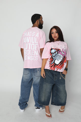 BP x ALOCS Splash Tee Pink