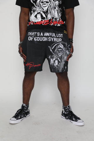 BP x Alocs Ghetto Bird Mesh Shorts