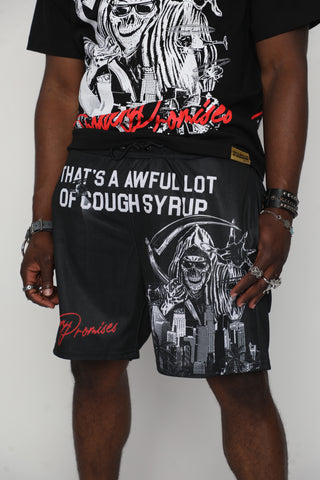 BP x Alocs Ghetto Bird Mesh Shorts