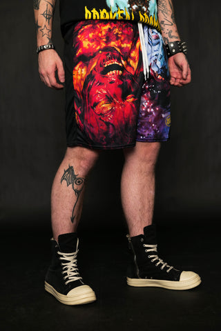 BP x HOTC Hell's Gaze Mesh Shorts