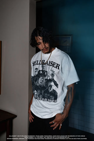 BP x Hellraiser Order of the Gash Tee Vintage White