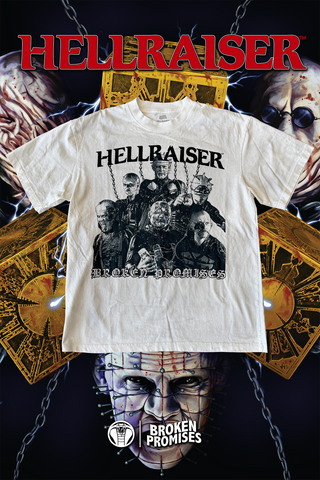 BP x Hellraiser Order of the Gash Tee Vintage White