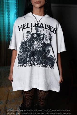 BP x Hellraiser Order of the Gash Tee Vintage White