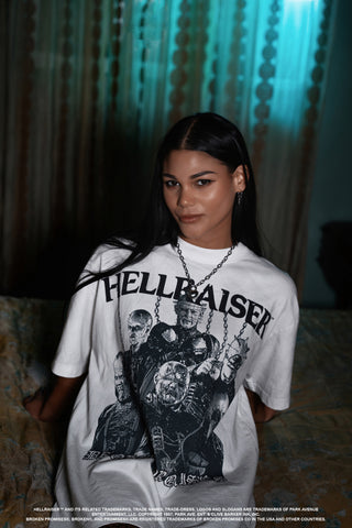 BP x Hellraiser Order of the Gash Tee Vintage White