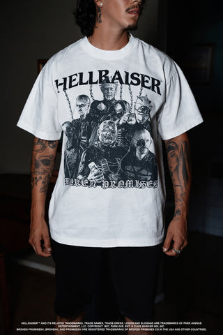 BP x Hellraiser Order of the Gash Tee Vintage White