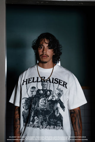 BP x Hellraiser Order of the Gash Tee Vintage White
