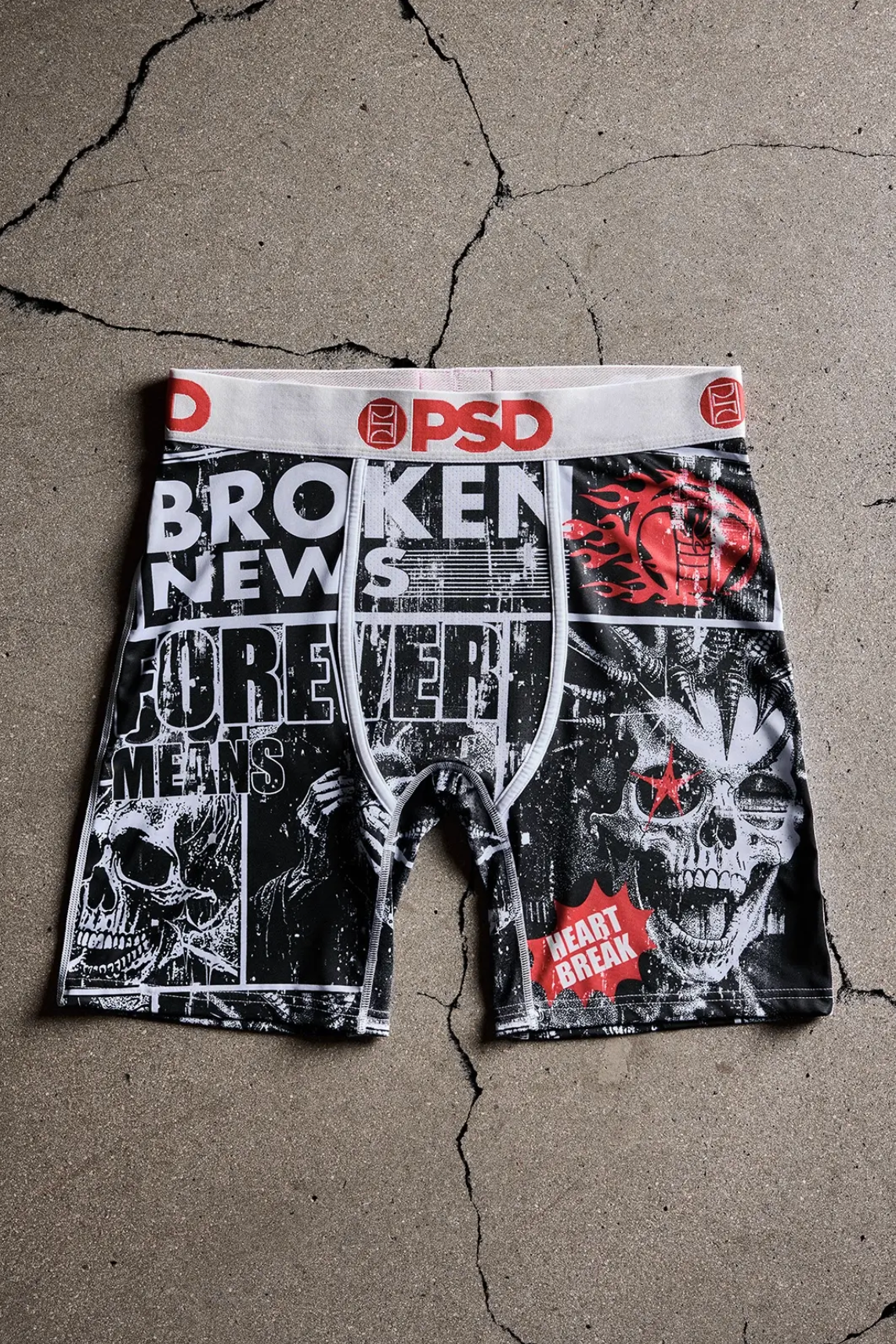 BP x PSD Broken News Boxer Brief