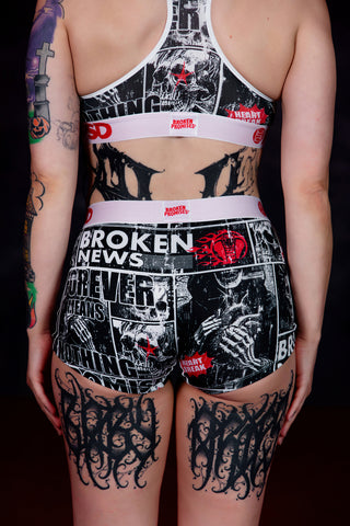 BP x PSD Broken News Boy Shorts