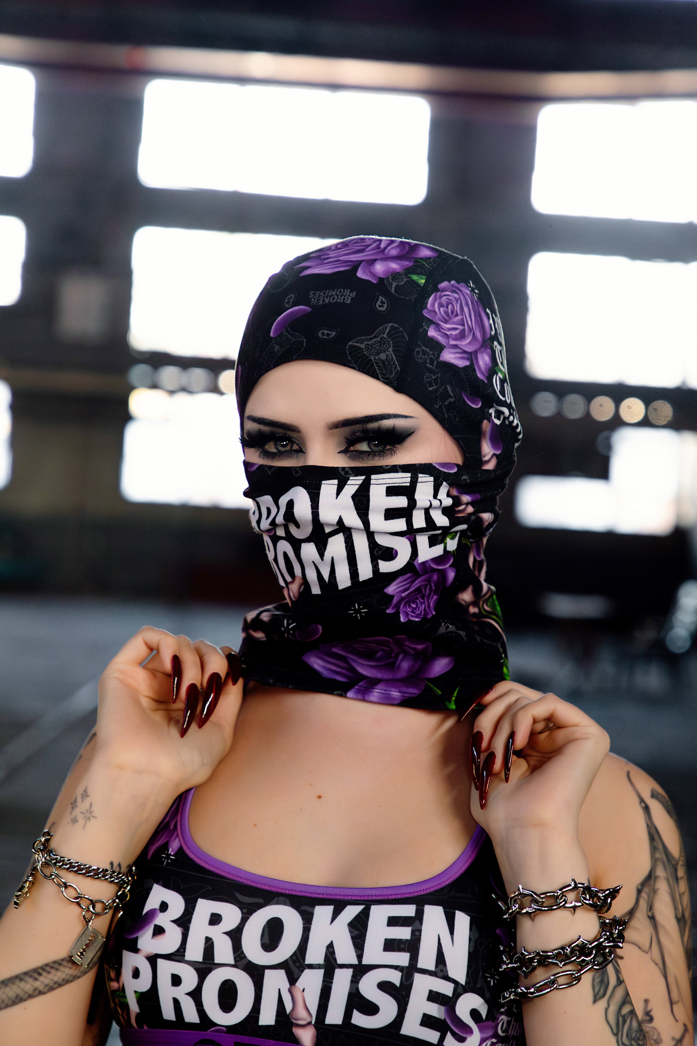 BP x PSD Wish Purp Hooded Mask