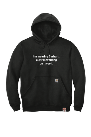 BP x Truly Red Panda Working on Myself Carhartt Hoodie