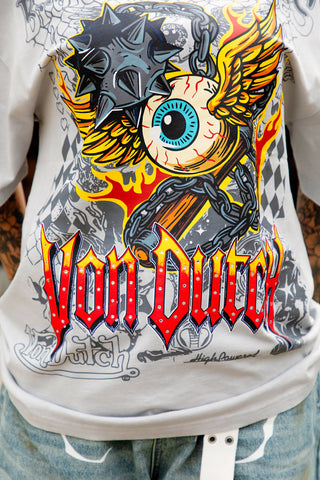 BP x Von Dutch Dark Crusader Tee w/ Rhinestones