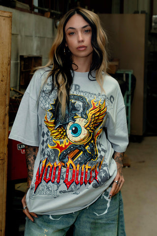 BP x Von Dutch Dark Crusader Tee w/ Rhinestones