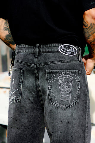 BP x Von Dutch Night Sky Rhinestone Denim Jeans
