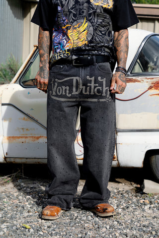 BP x Von Dutch Night Sky Rhinestone Denim Jeans