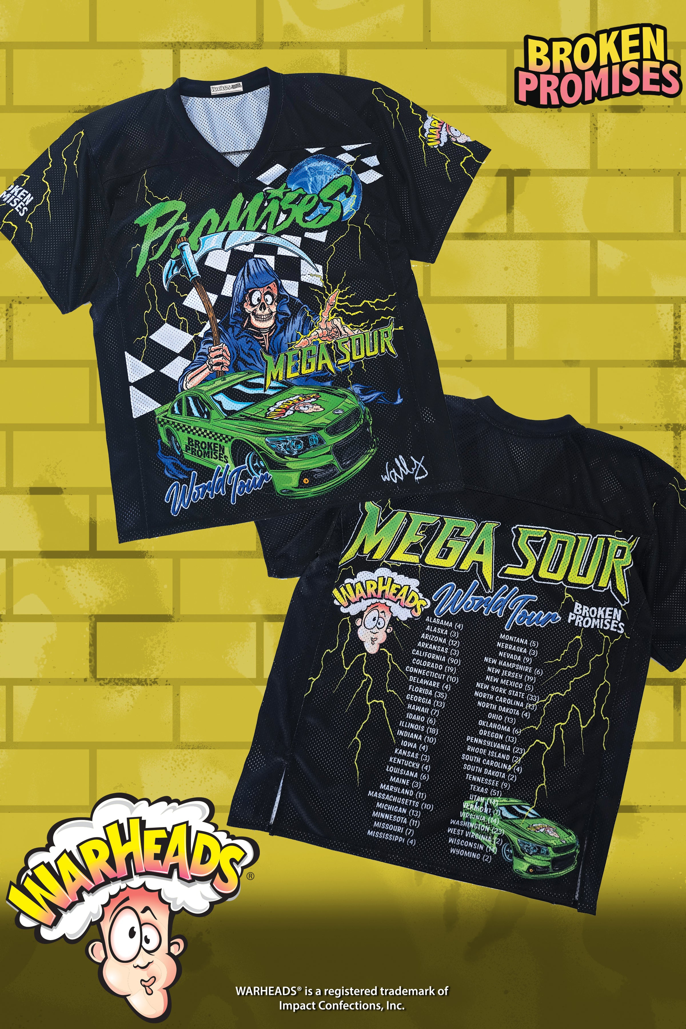 BP x Warheads Mega Sour Tour Mesh Jersey