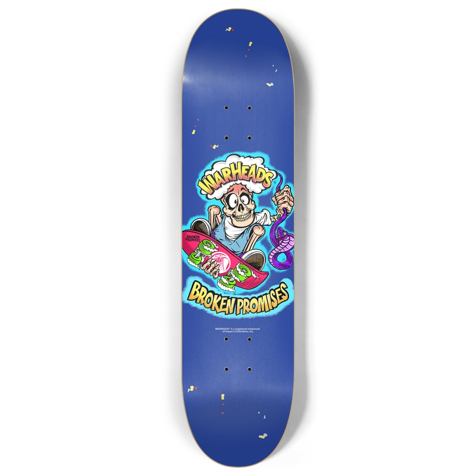BP x Warheads Sour Grab Skate Deck