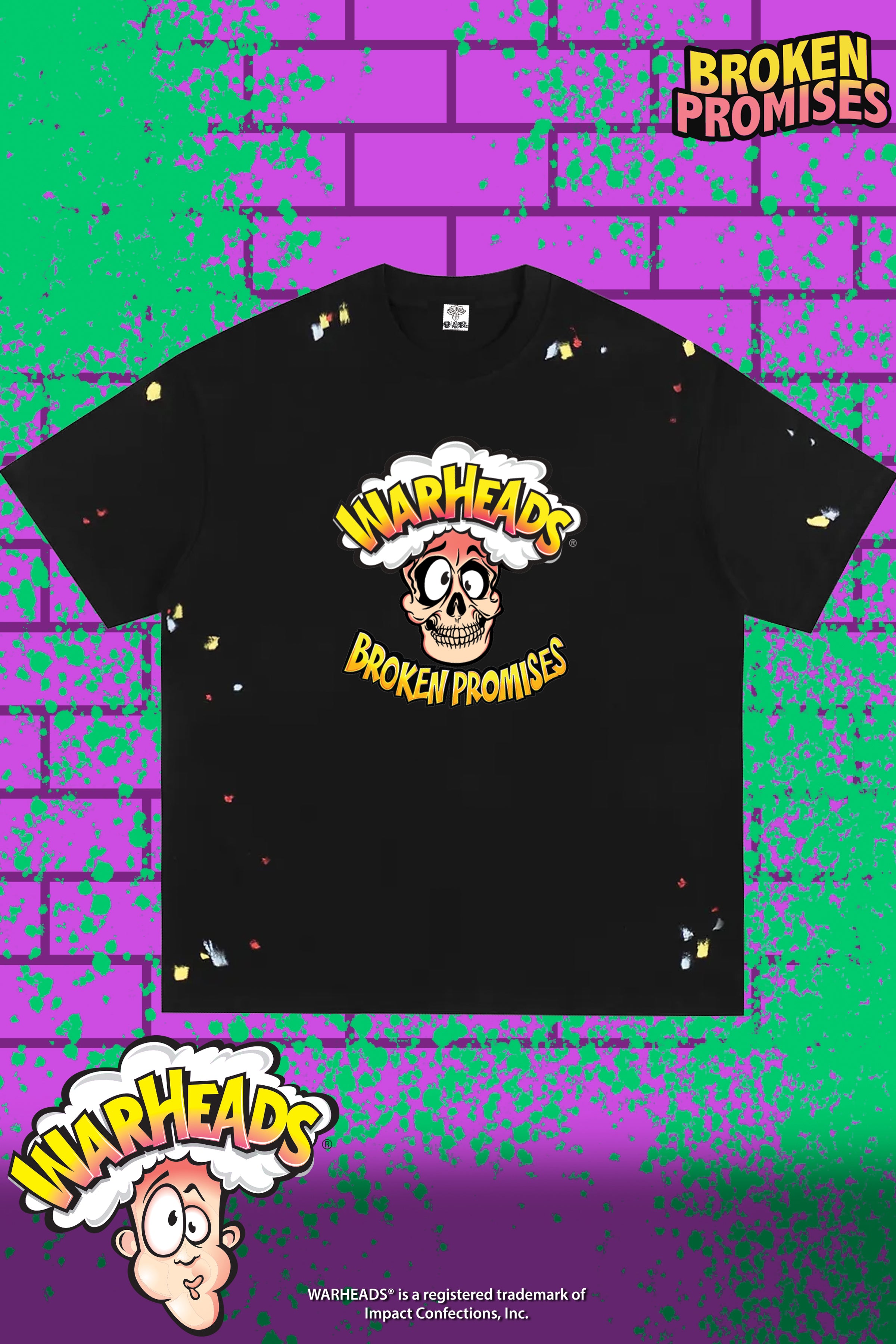 BP x Warheads Wally Paint Splatter T-Shirt