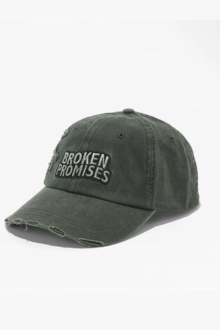 Barbed Applique Distressed Hat