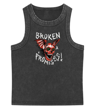 Bat Wing Washed Tank Top