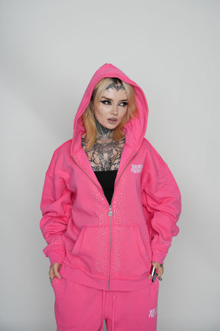 Bougie Rhinestone Hoodie