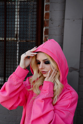 Bougie Rhinestone Hoodie