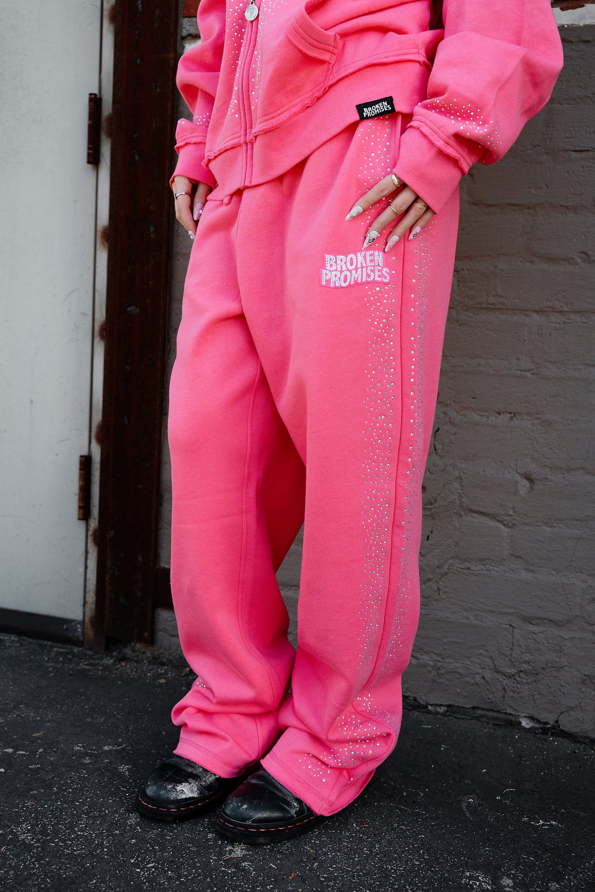 Bougie Rhinestone Sweats