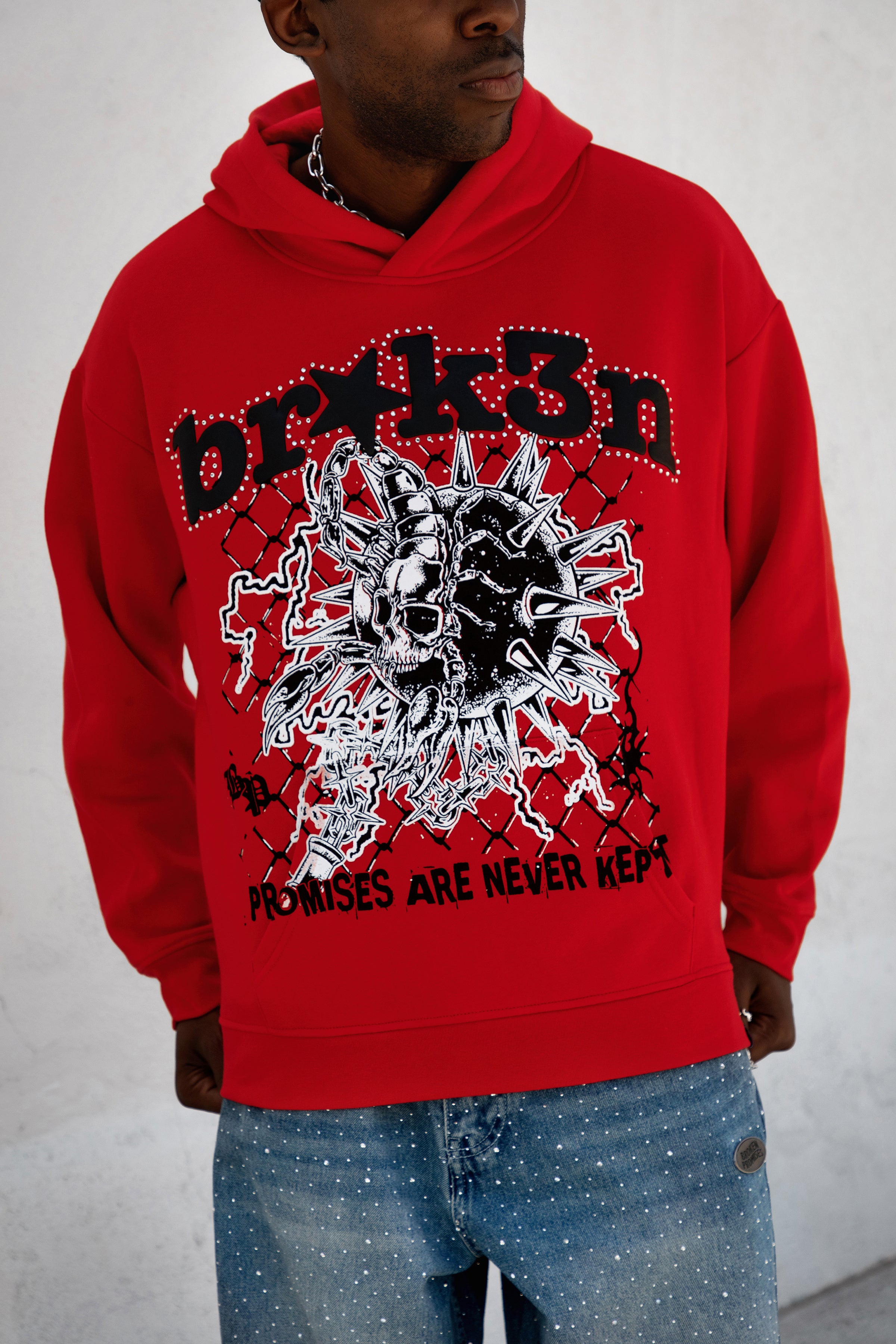 Breakthrough Rhinestone Hoodie
