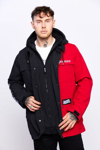 Bred Snow Jacket Black/Red