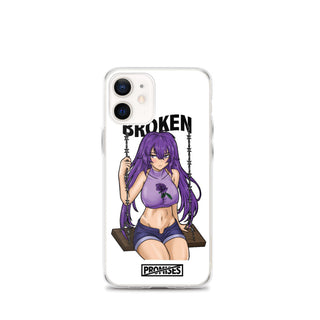 Broken Anime Girl iPhone Case