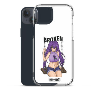 Broken Anime Girl iPhone Case