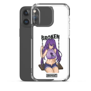 Broken Anime Girl iPhone Case